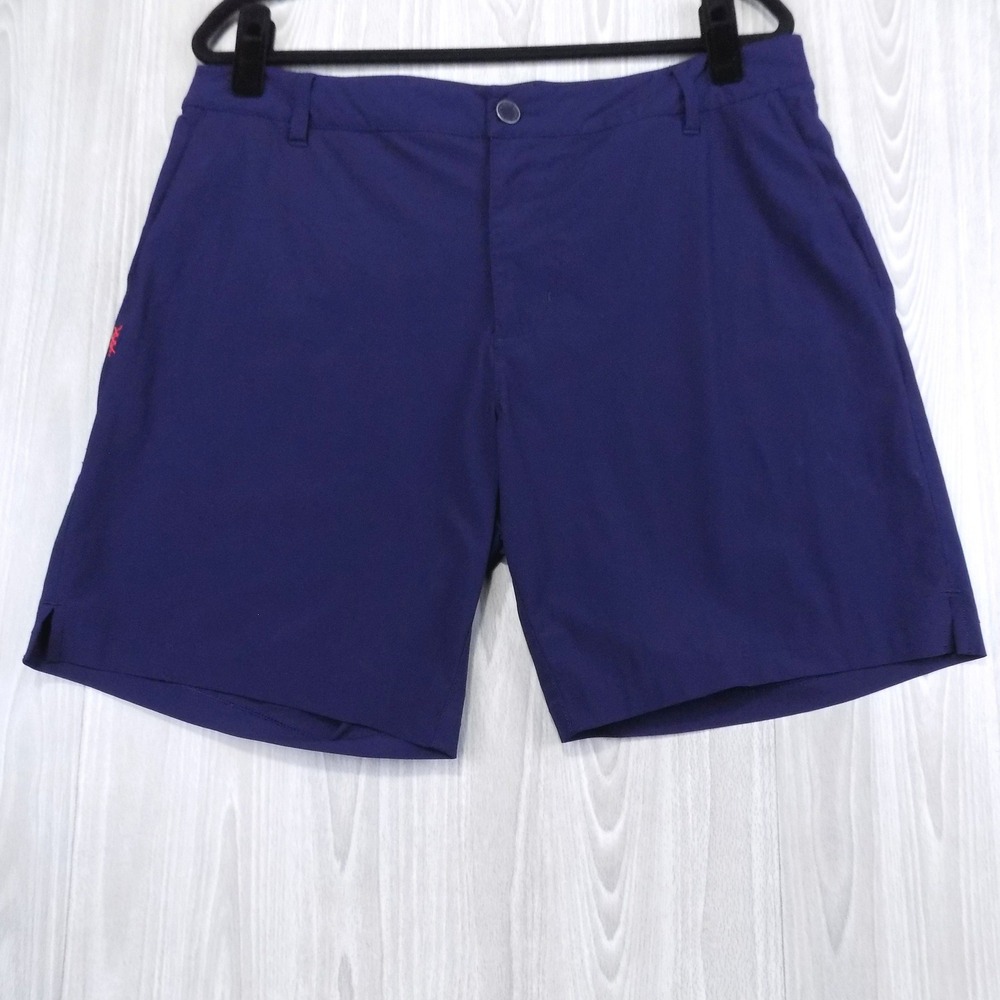 Rhone Commuter Shorts Mens 36 Navy Blue 100123 Technical Stretch EUC